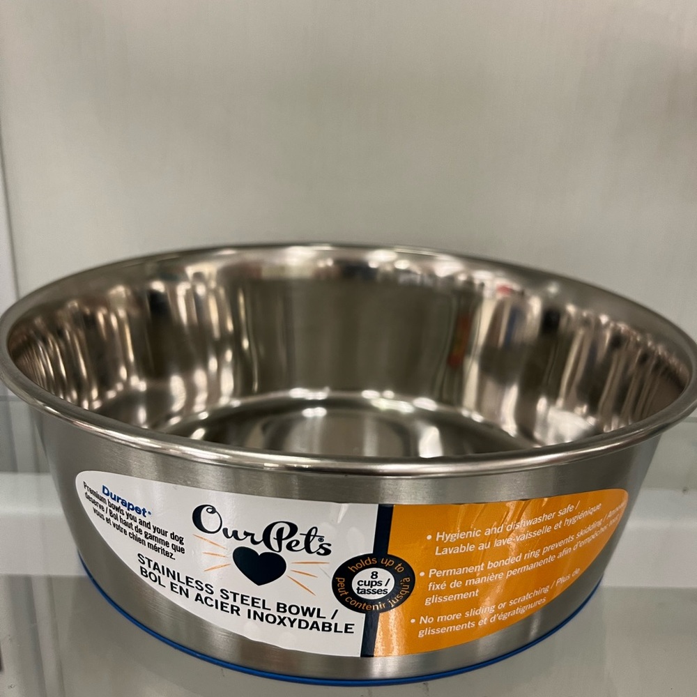 Durapet Stainless Steel 8 Cup Bowl NWT/ Firm price